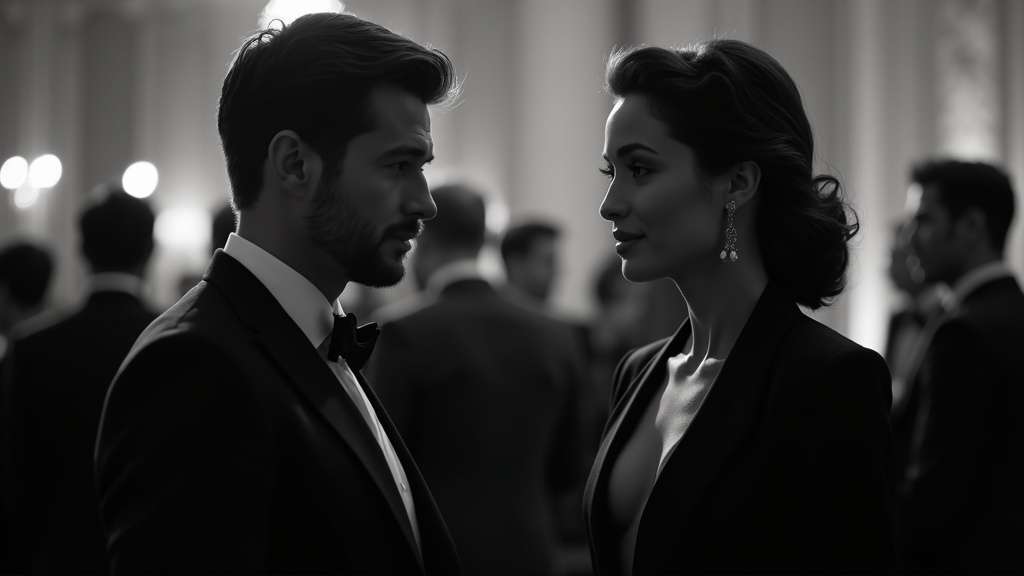 Elegant business encounter